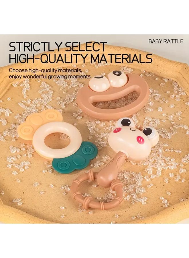 Mother And Baby Rattle Toys Set With Storage Suitcase 6 Accessories Christmas Gift For Newborns - Image 2